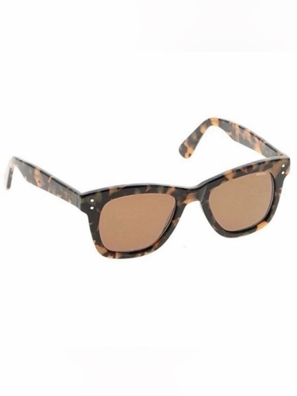 New KOMONO sunglasses Allen Tortoise brown wayfarer NWT
